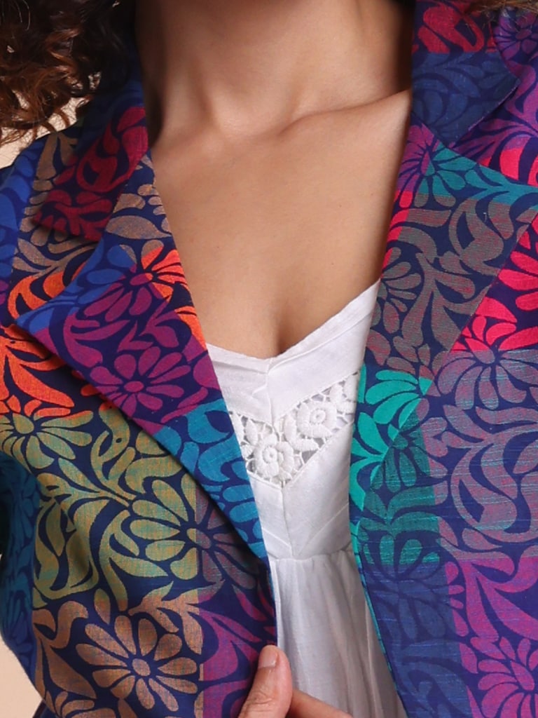 BLOUSON WOMEN COTTON SHRUG - Thumbnail 6