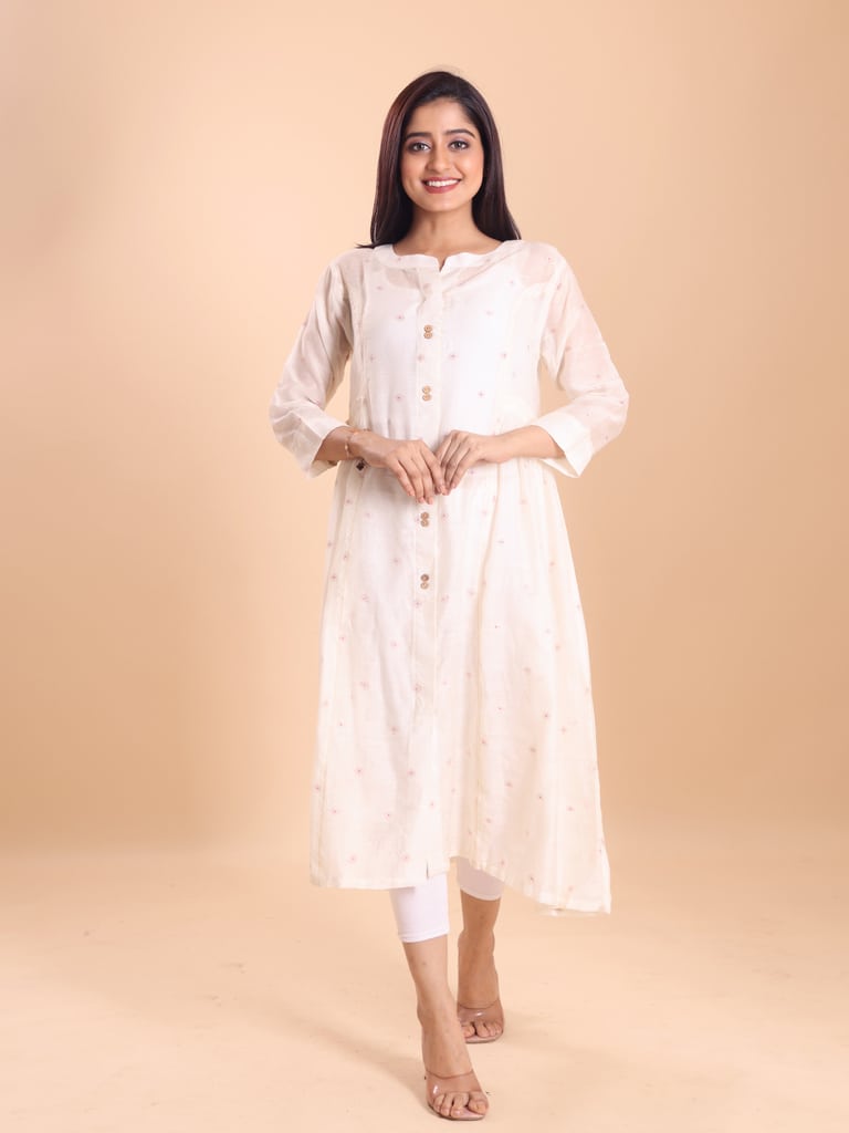 BLOUSON JAMDANI ETHNIC KURTI - View 1