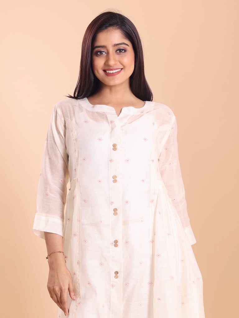 BLOUSON JAMDANI ETHNIC KURTI - View 2