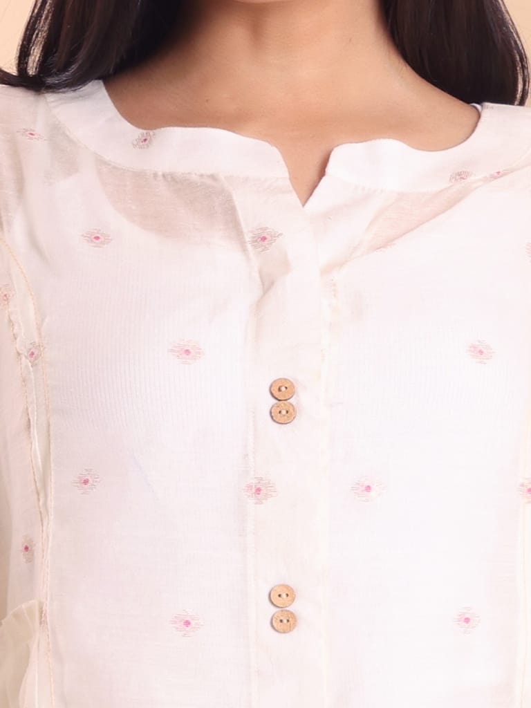 BLOUSON JAMDANI ETHNIC KURTI - Thumbnail 3