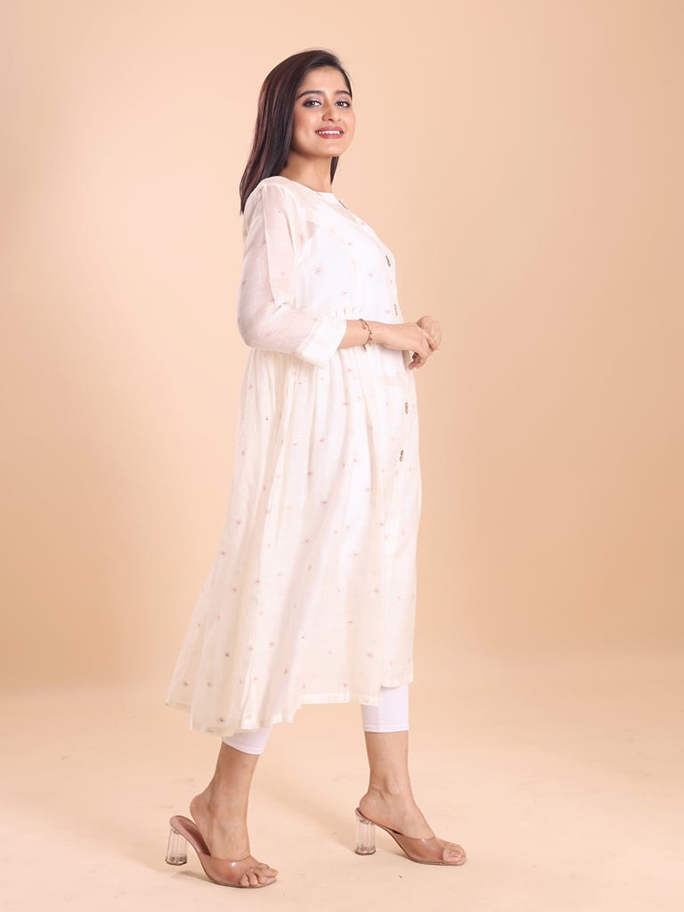 BLOUSON JAMDANI ETHNIC KURTI - Thumbnail 5