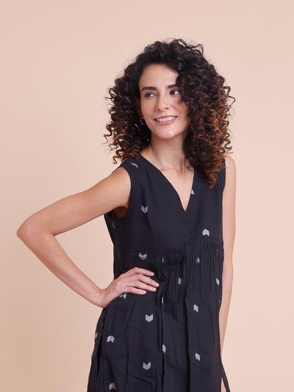 BLOUSON JAMDANI ETHNIC KURTI - Thumbnail 5