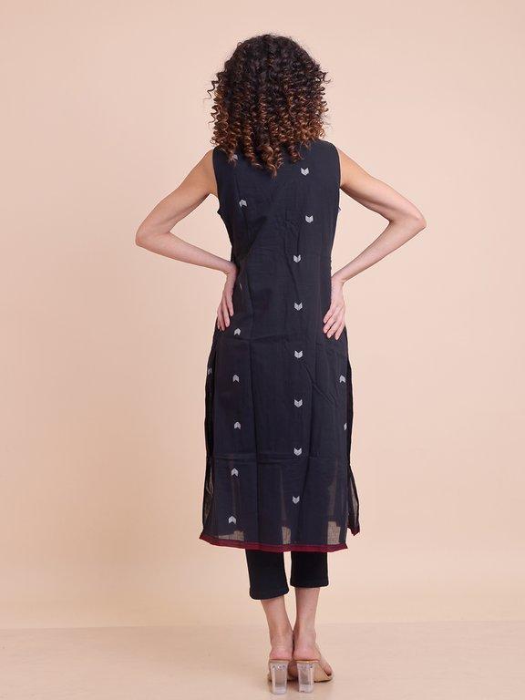 BLOUSON JAMDANI ETHNIC KURTI - Thumbnail 4